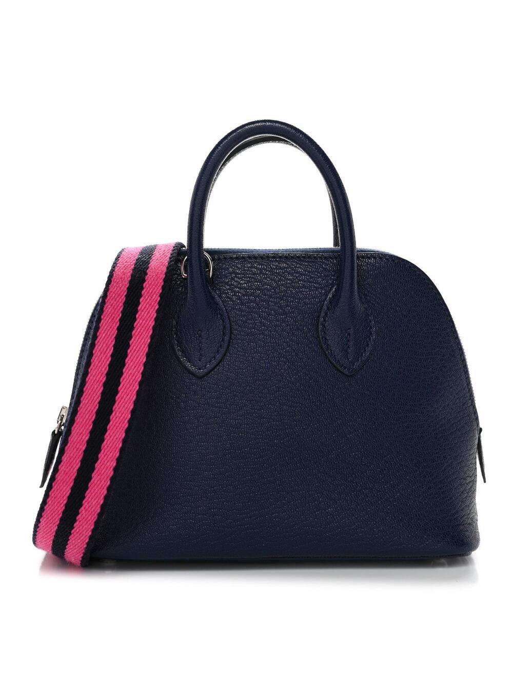 Hermes Chevre Mysore Mini Bolide Bleu #295689H75B